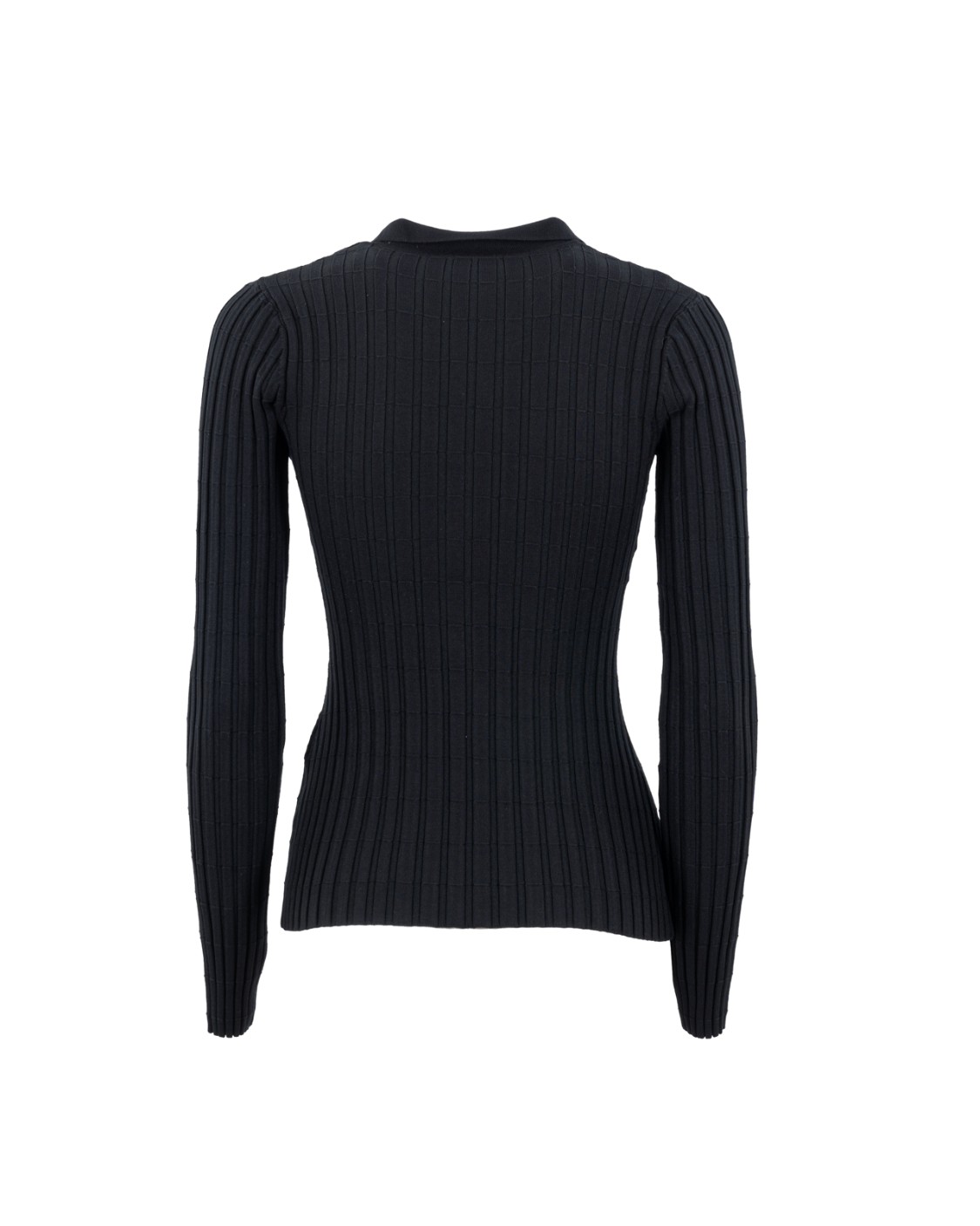 shop ELISABETTA FRANCHI  Maglia: Elisabetta Franchi maglia in viscosa a coste con bottoniera.
Bottoni in metallo dorato.
Colletto in piedi.
Scollo a V.
Finta abbottonatura.
Vestibilità slim.
Composizione: 71% Viscosa 18% Poliammide 11% Poliestere.
Made in Italy.. MK62S46E2-110 number 8062808